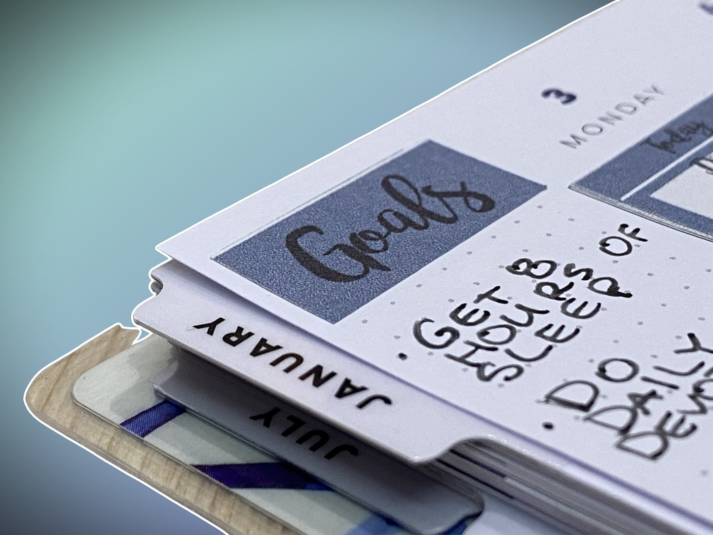 Printable Stickers for Classic Happy Planner Monthly Planner Spread : March - St. Patty's Plaid