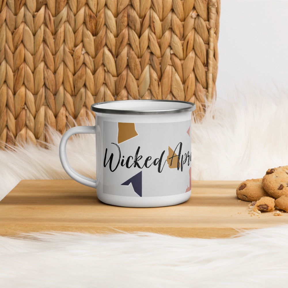 Wicked Shapes Enamel Mug