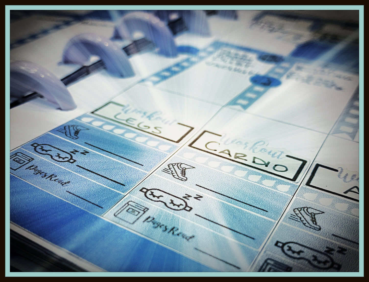 Printable Stickers for Classic Happy Planner Monthly Planner Spread : February - Messy Hearts